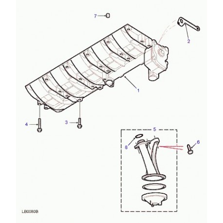 Land rover joint torique Discovery 2 (ERR6401)