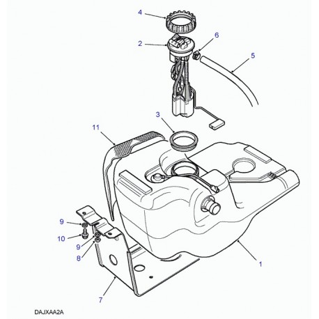 Land rover pompe a gasoil avec jauge Range P38 (ESR1111)