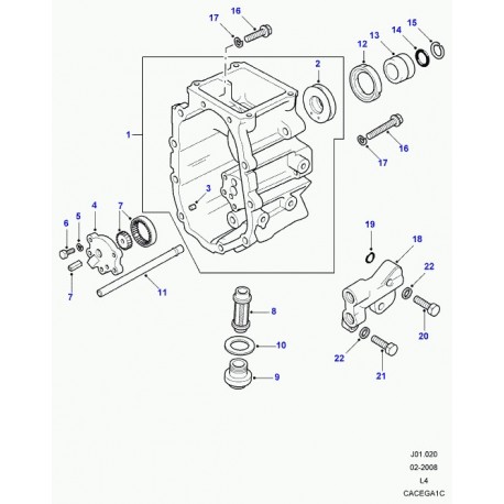 Land rover collet Discovery 1 (FRC4493)