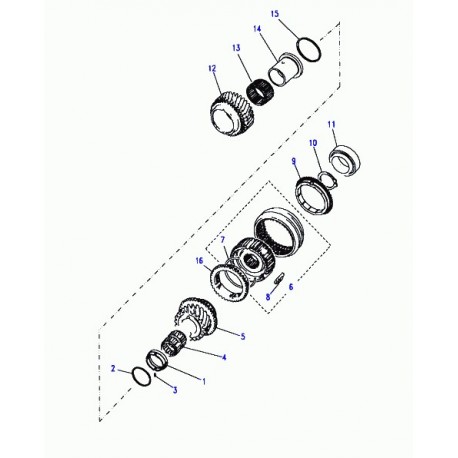 Land rover roulement a aiguilles Discovery 1, 2 et Range P38 (FRC5280)