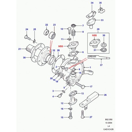 Land rover vis Discovery 1 (FTC3455)