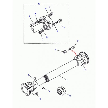 Land rover rondelle Discovery 1, 2 et Range P38 (FTC4044)