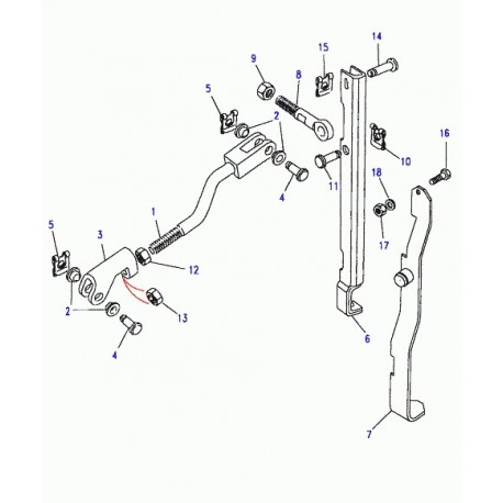 Land rover verrouillage de differentiel Discovery 1 (FTC4095)