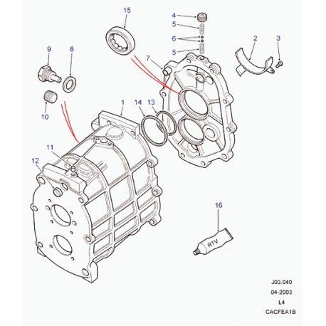 Land rover bouchon Discovery 1, 2 et Range P38 (FTC4108)