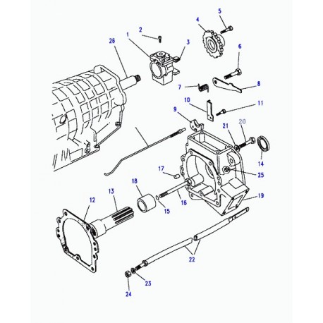 Land rover arbre Discovery 1, 2 (FTC5090)