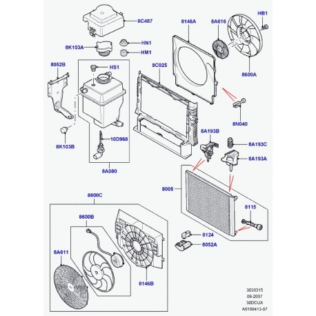 Land rover bouchon de vidange Range L322 (LCM000010)