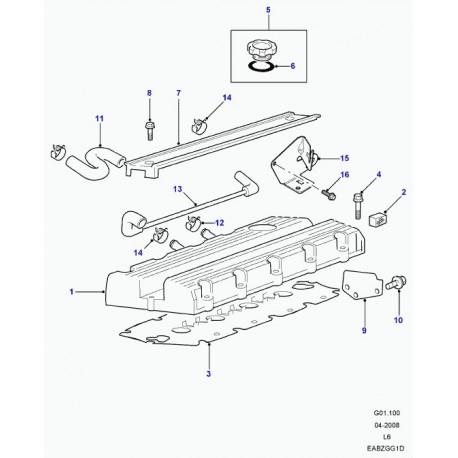 Land rover couverture Freelander 1 (LDR000260)