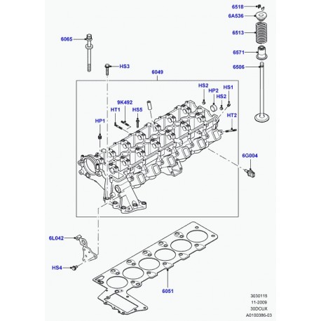 Land rover jeu de bagues etancheite Range L322 (LDY000050)