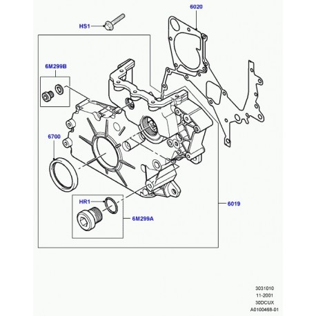 Land rover obturateur Freelander 1 et Range L322 (LGY100070L)