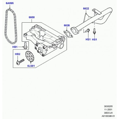 Land rover pignon entraine Freelander 1 et Range L322 (LIH100030L)