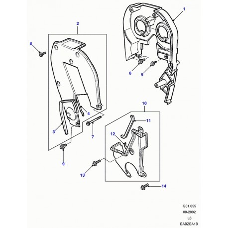 Land rover bague d'etancheite Freelander 1 (LJQ10001L)