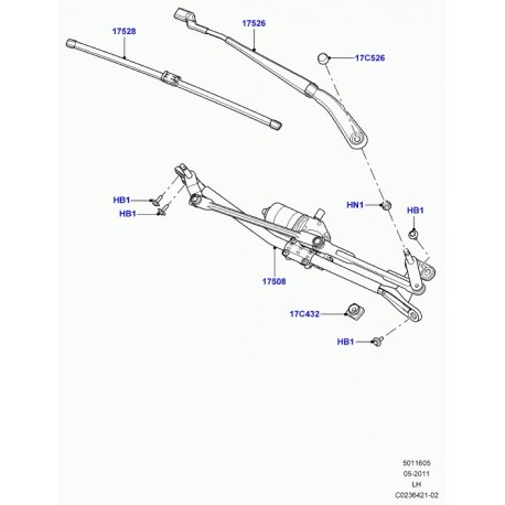 Land rover chapeau Evoque (LR000085)