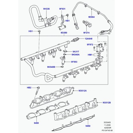 Land rover transmetteur Range Sport (LR000291)