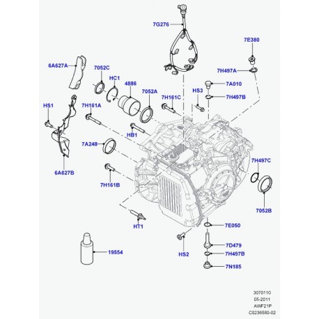 Land rover bouchon Evoque (LR000875)