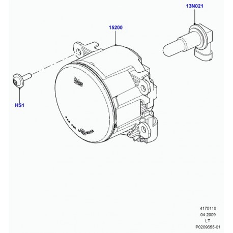 Land rover vis 4.8 x 19mm Range L322,  L405,  Sport (LR001590)