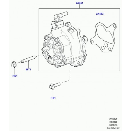 Land rover pompe a vide Range L322,  Sport (LR001852)