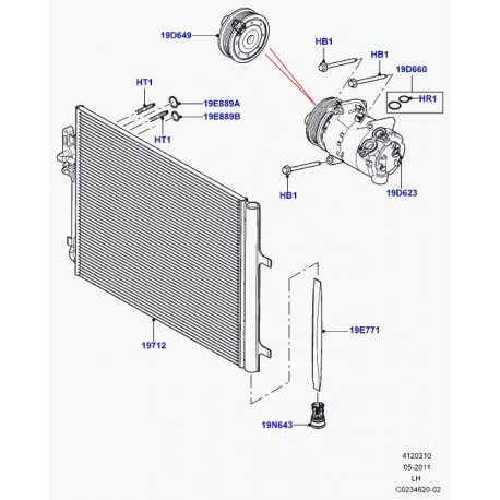 Land rover joint Evoque (LR001923)