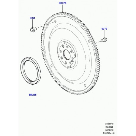 Land rover disque entrainement convertisseur Range L322,  Sport (LR002441)