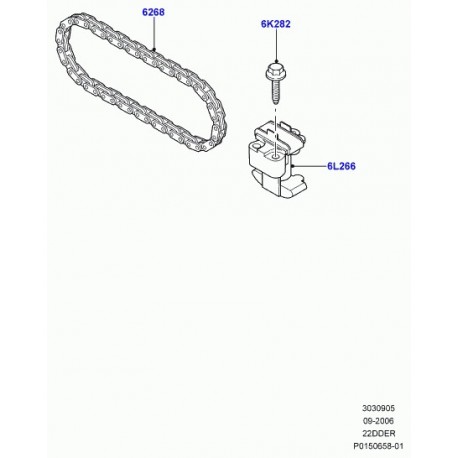 Land rover boulon Evoque (LR002975)