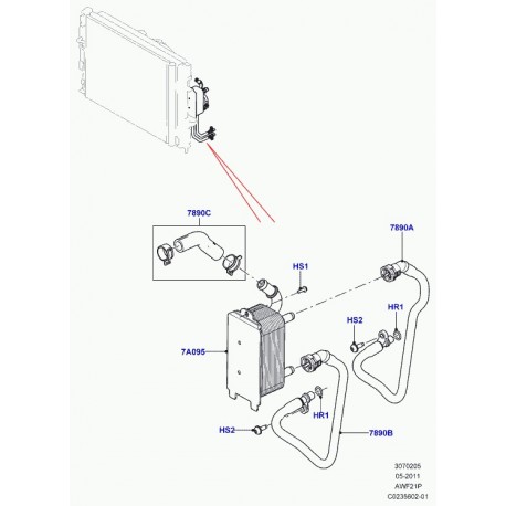 Land rover joint Evoque (LR003125)