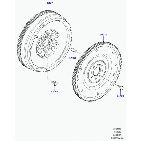 Land rover goupille de fixation Evoque (LR003131)