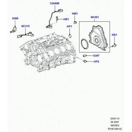 Land rover bouchon Range L322,  L405,  Sport (LR003996)