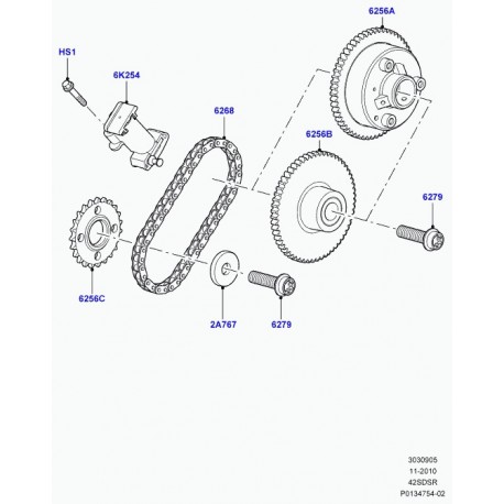 Land rover pignon Range Sport (LR004736)