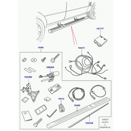 Land rover moteur Range L322 (LR004807)