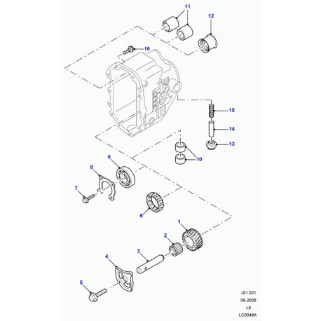 Land rover vis Defender 90, 110, 130 (LR004942)