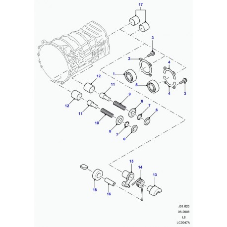 Land rover rondelle Defender 90, 110, 130 (LR004946)