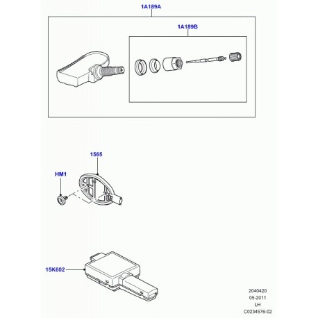 Land rover rivet de plastique Discovery 3, Evoque, Range L322, L405, Sport (LR005541)