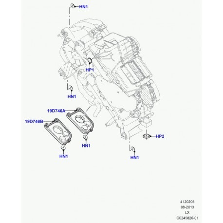 Land rover bouchon Evoque et Range L405,  Sport (LR005590)