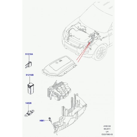 Land rover vis Evoque (LR005603)