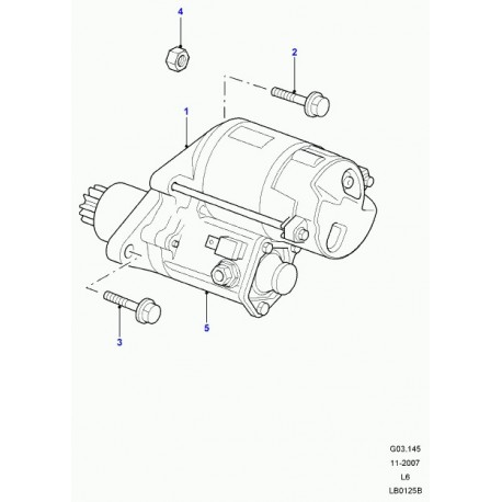 Land rover commutateur electromagnetique Freelander 1 (LR005975)