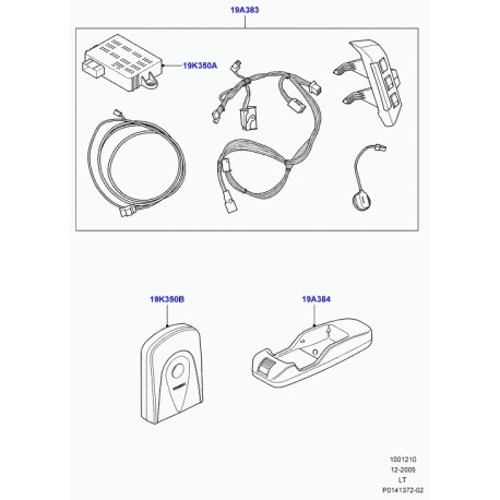 Land rover unite commande mobile Discovery 3, Range Sport (LR006279)