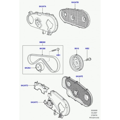 Land rover couverture Discovery 3, Range Sport (LR006527)