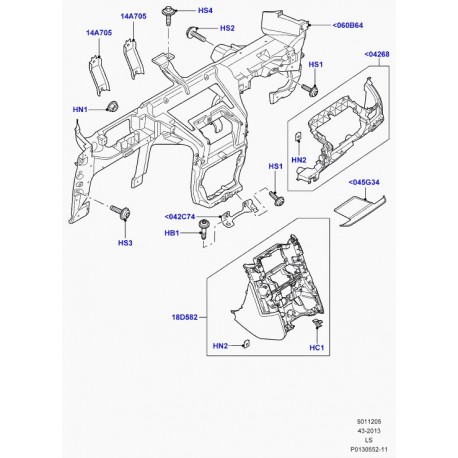 Land rover boitier Discovery 3 (LR008295)