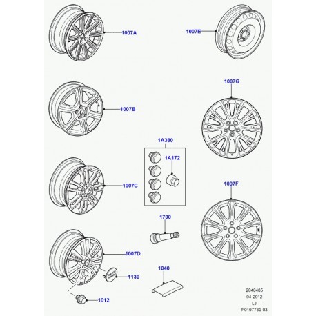 Land rover elge Range L322 (LR008765)