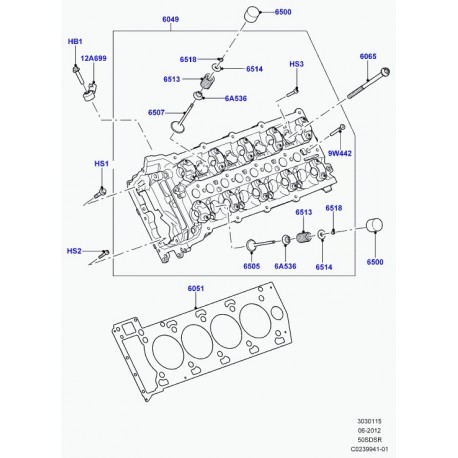 Land rover senseur cognement du moteur Range Sport (LR008877)