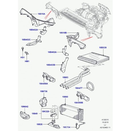 Land rover vis Range L322 (LR009113)