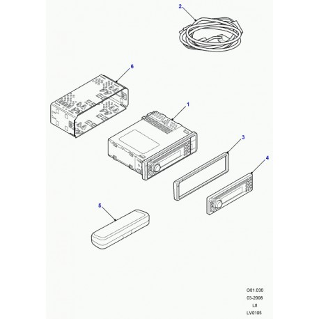 Land rover embase Defender 90, 110, 130 (LR009618)