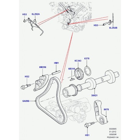 Land rover clavette woodruff Range Sport (LR010691)