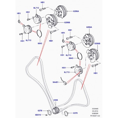 Land rover boulon Range Sport (LR010694)