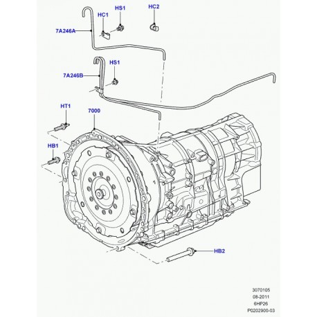 Land rover soupape de degagement d'air Range L322 (LR010804)