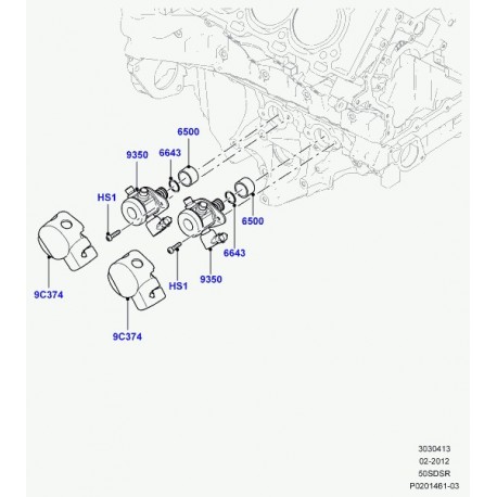 Land rover bague etancheite Range Sport (LR010861)