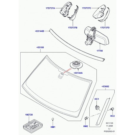 Land rover couverture Range L322 (LR011473)