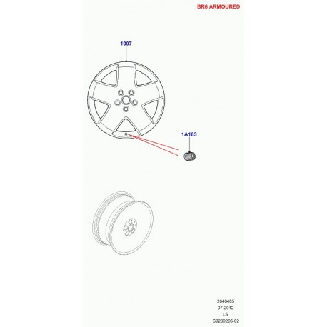 Land rover elge Discovery 3 (LR012186)