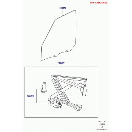 Land rover regulateur Discovery 3 (LR012487)