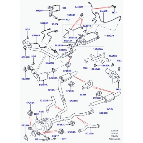 Land rover support Range Sport (LR012788)