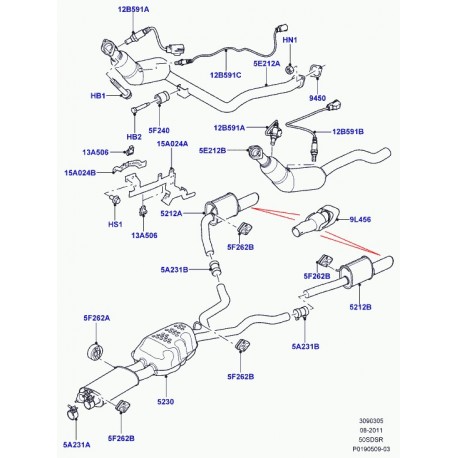 Land rover support Range Sport (LR012789)